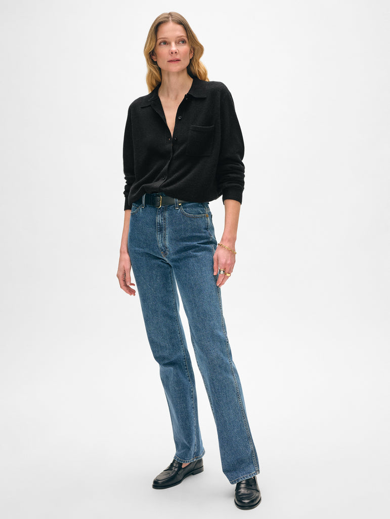 Cashmere Button Down Shirt