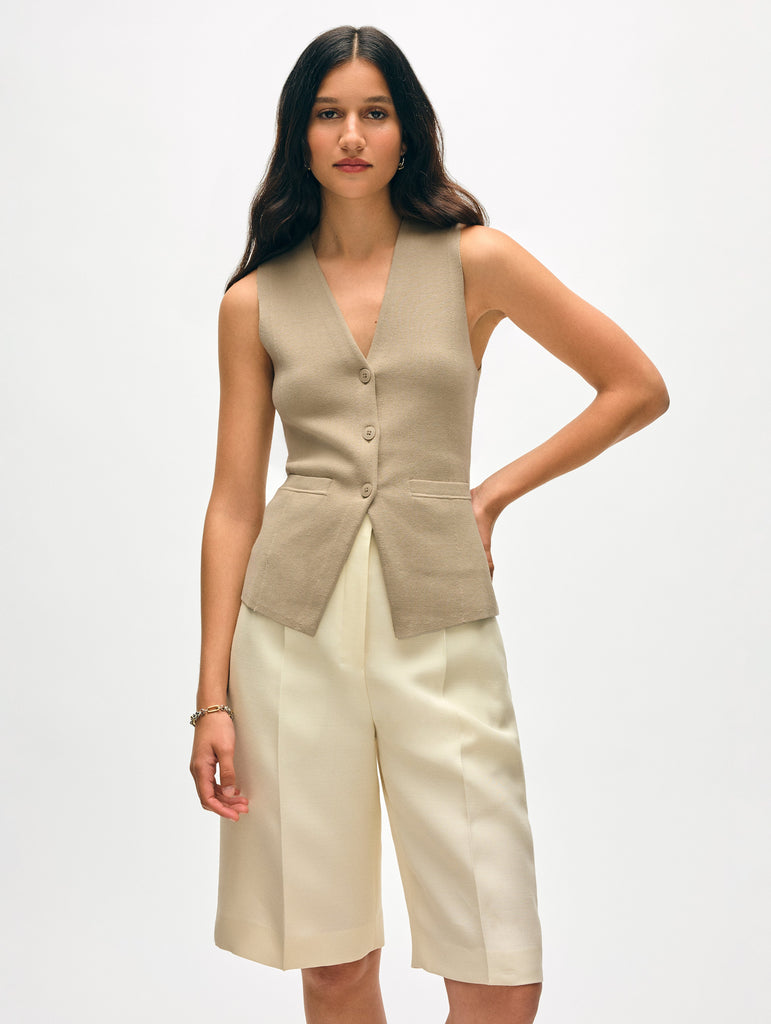 Superfine Organic Cotton Waistcoat
