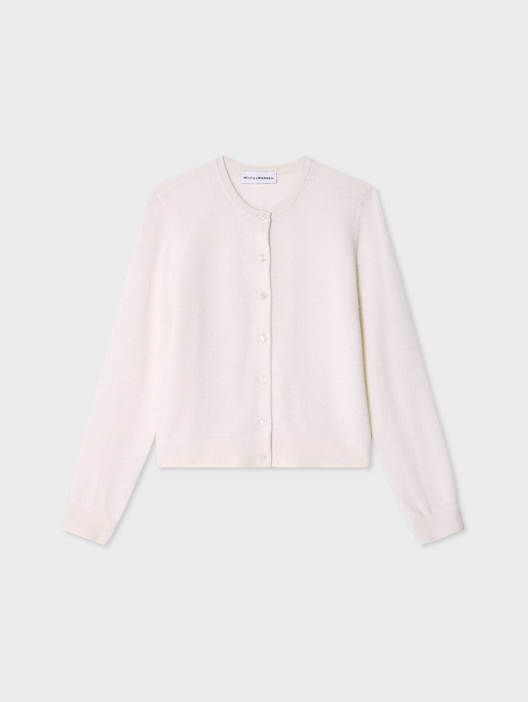 Cashmere Crewneck Cardigan