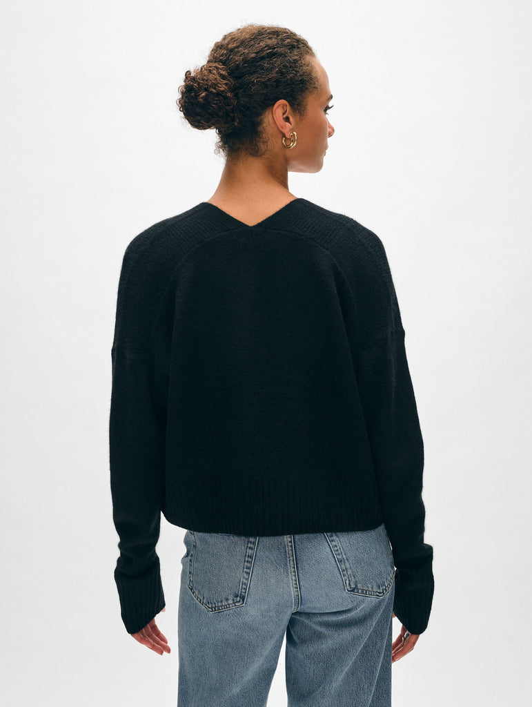Cashmere Open Front Cardigan