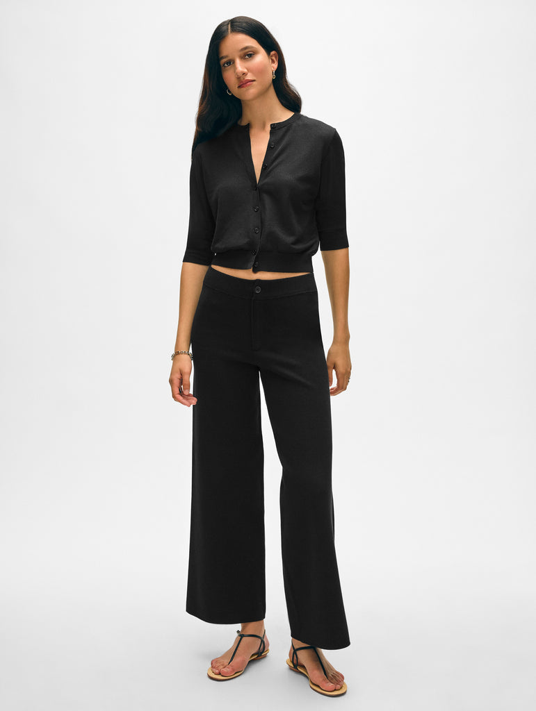 Superfine Organic Cotton Wide Leg Pant