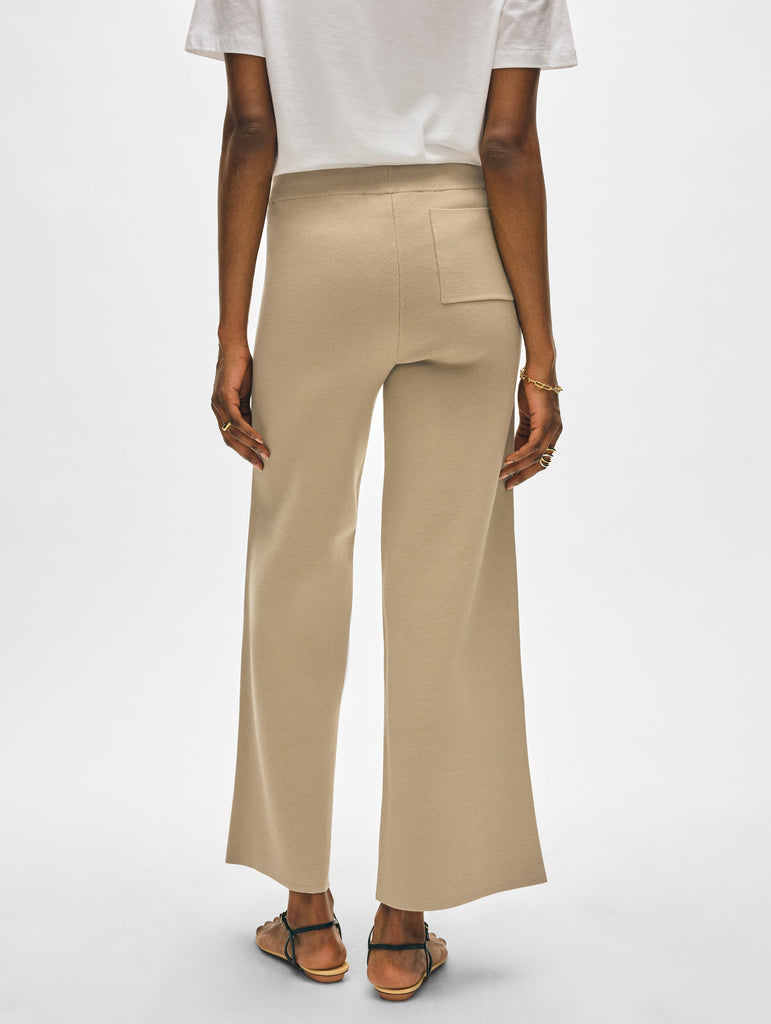 Superfine Organic Cotton Wide Leg Pant