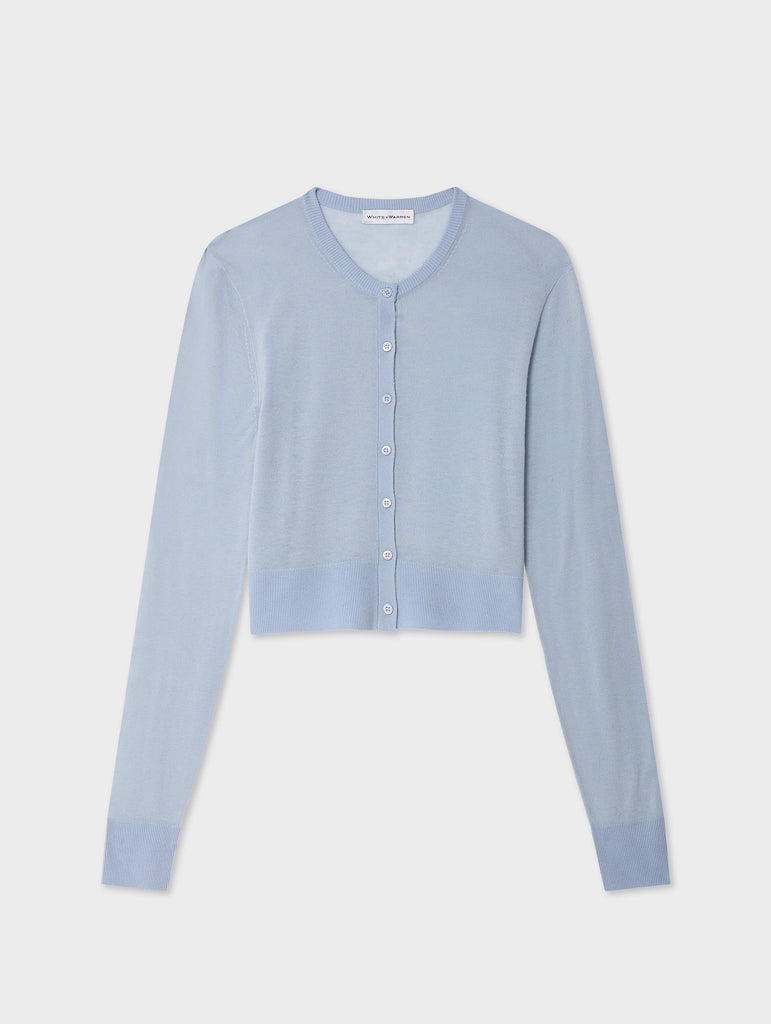 Superfine Cashmere Button Cardigan